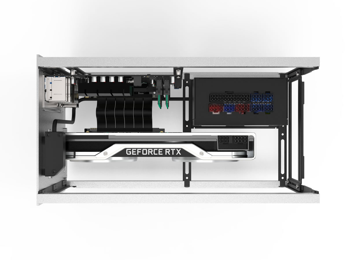 STREACOM DA2 VERTICAL GPU KIT Silver