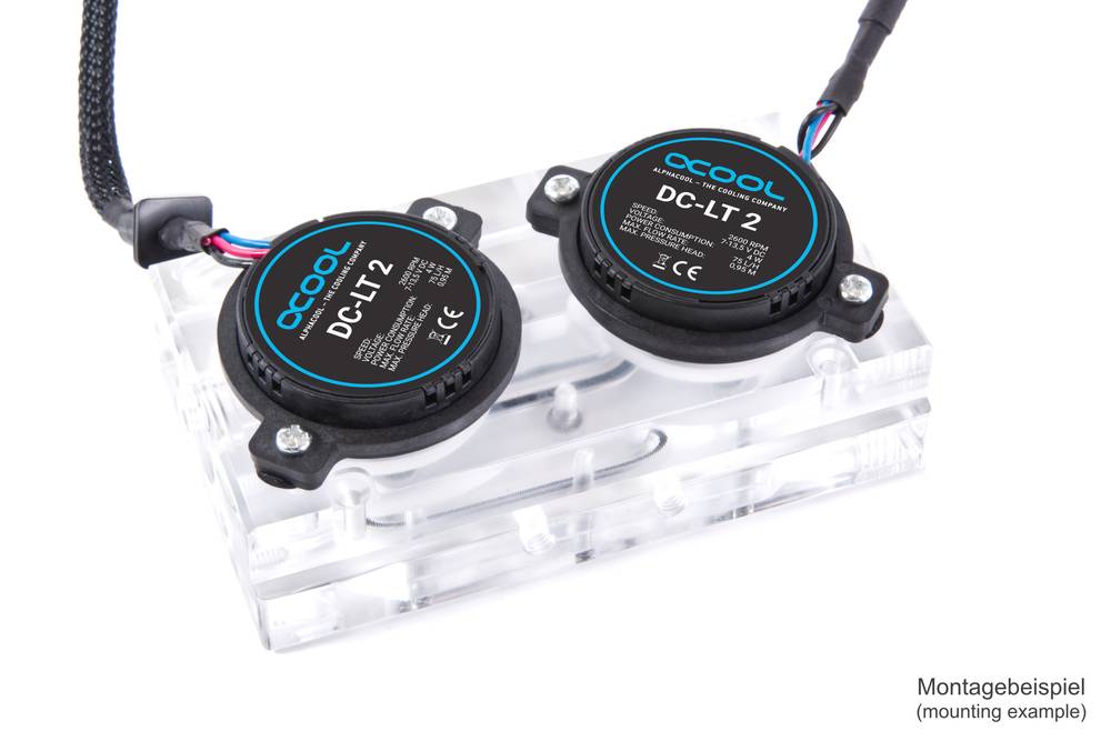 ACool DC-LT 2 - 2600rpm Ceramic - 12V DC - (3 phase sine wave PCB)