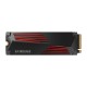 SAMSUNG MZ-V9P1T0G-IT 1TB PCIe 4.0 NVMe M.2 SSD 990 PRO with Heatsink