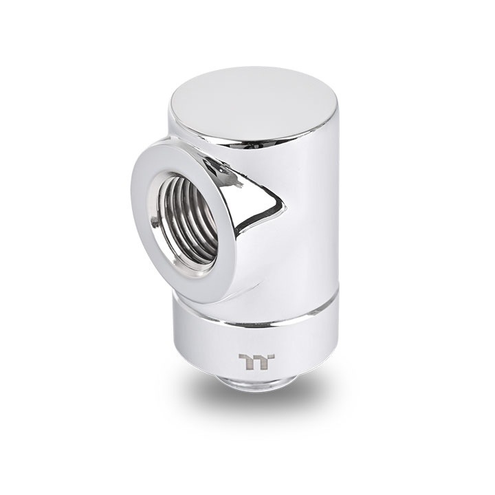 Thermaltake Pacific F-Pro 90 Degree Adapter - Chrome (CL-W438-CU00SL-A)
