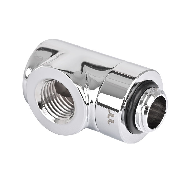 Thermaltake Pacific F-Pro 90 Degree Adapter - Chrome (CL-W438-CU00SL-A)