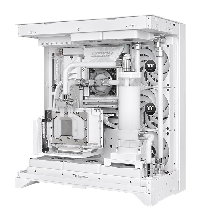 Thermaltake Pacific F-Pro 90 Degree Adapter - Chrome (CL-W438-CU00SL-A)