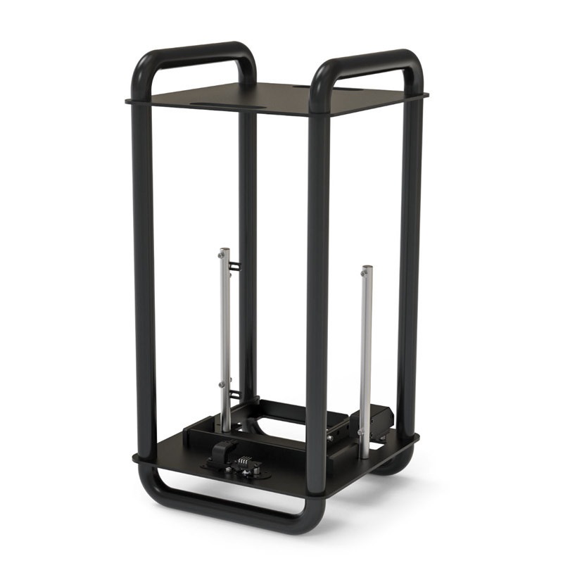 ڳ4%աSTREACOM DA6 VERTICAL OPEN FRAME ITX CASE Black