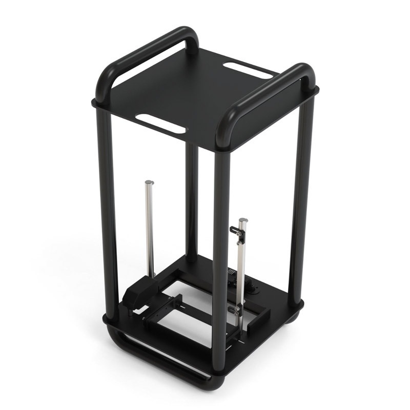 ڳ4%աSTREACOM DA6 VERTICAL OPEN FRAME ITX CASE Black