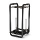 ڳ4%աSTREACOM DA6 VERTICAL OPEN FRAME ITX CASE Black
