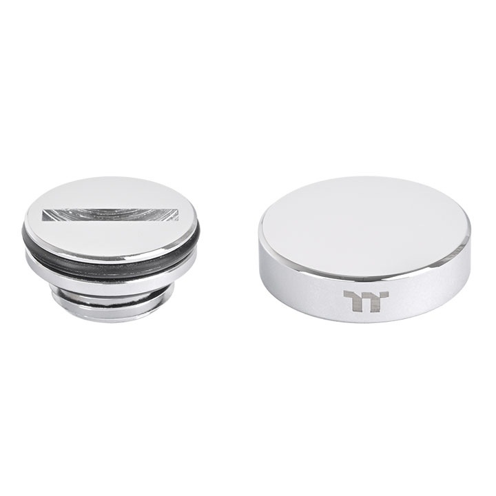Thermaltake Pacific F-Pro G1/4 Stop Plug w/ O-Ring - Chrome (CL-W439-CU00SL-A)
