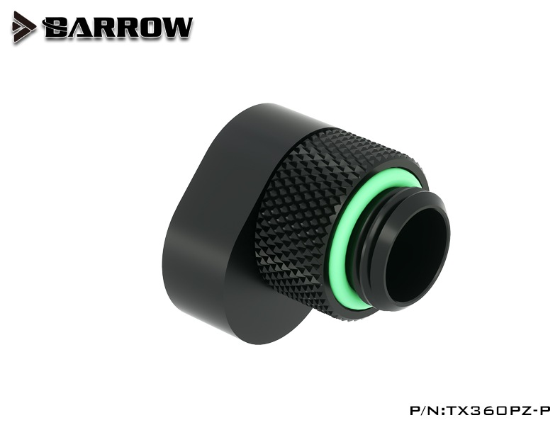 BARROW G1/4' 360��rotation offset adapter 6MM POM Portable version
