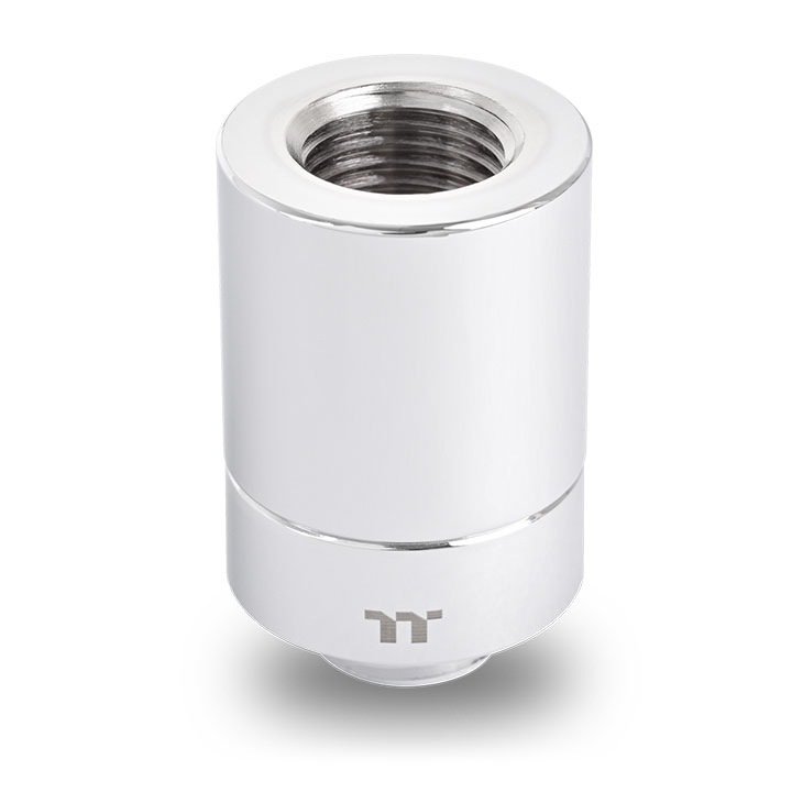 Thermaltake Pacific F-Pro Female to Male 30mm Extender - Chrome - Chrome (CL-W441-CU00SL-A)