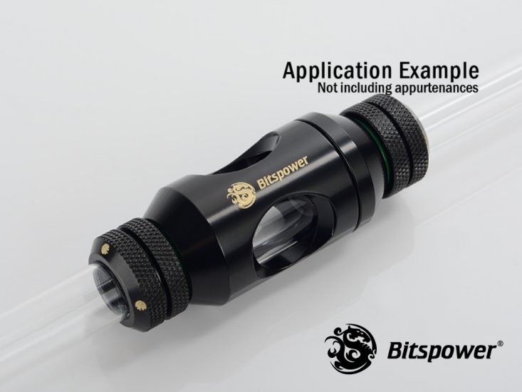 Bitspower Malt Black Shining In-Line Filter