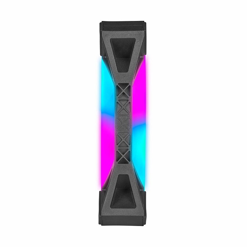 CORSAIR QL120 RGB 7個セット iCUE LINK LX120-R RGB 120mm PWM リバースファン スターターキット