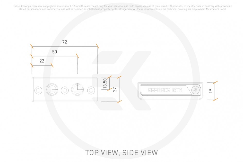 �ڼ�󤻾��ʡ�Ǽ���׳�ǧ�� EK WaterBlocks EK-Quantum Scalar2 Side Port Terminal - Acetal