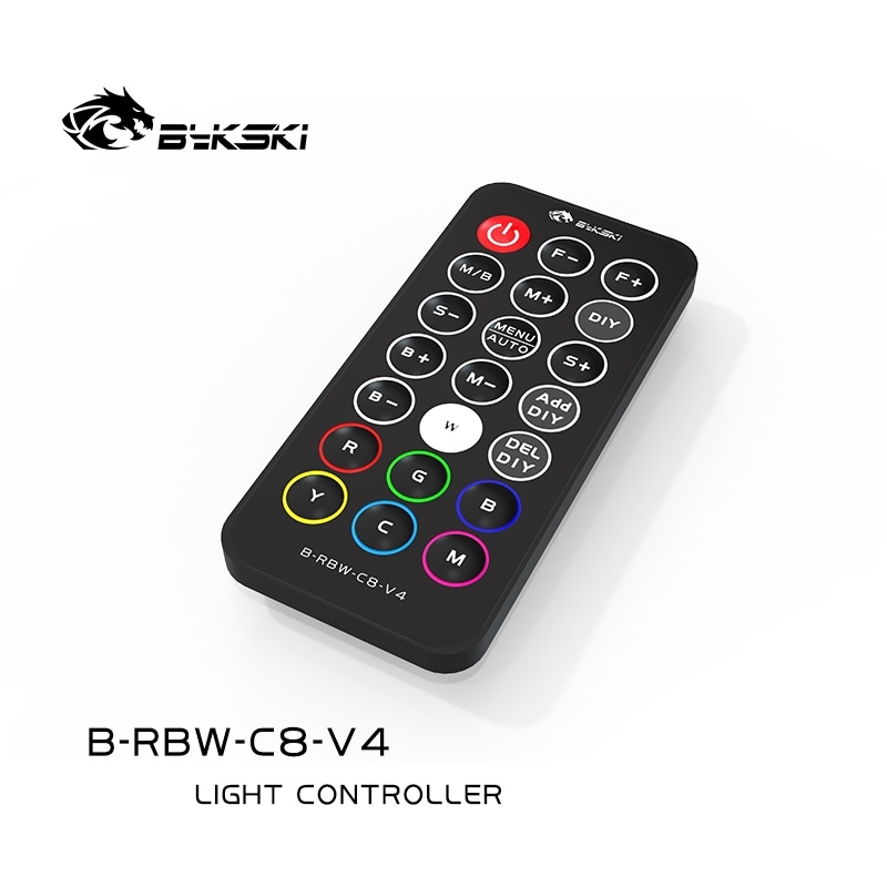 Bykski 120mm ARGB cooling fan x8 with controller