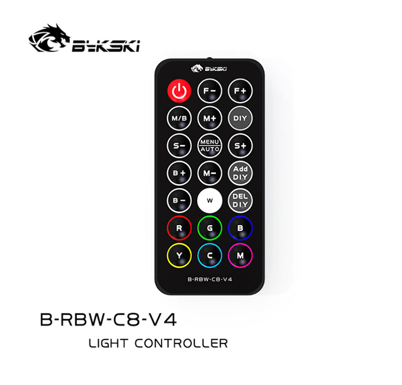 Bykski 120mm ARGB cooling fan x8 with controller