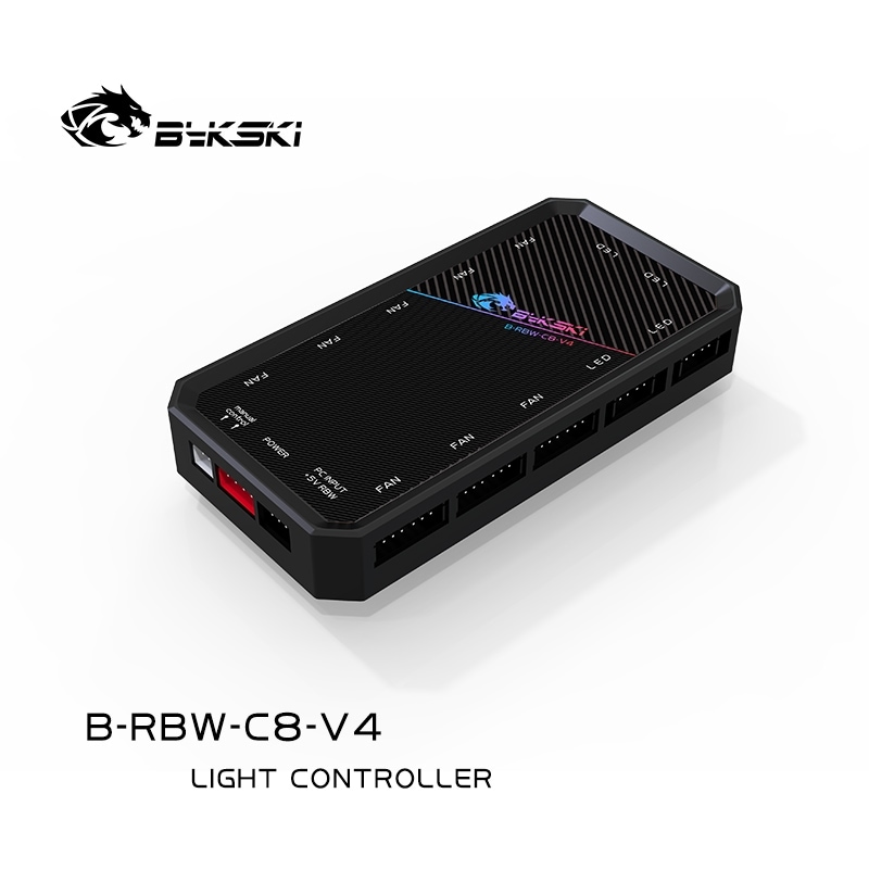 Bykski 120mm ARGB cooling fan x8 with controller
