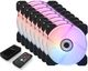 Bykski 120mm ARGB cooling fan x8 with controller