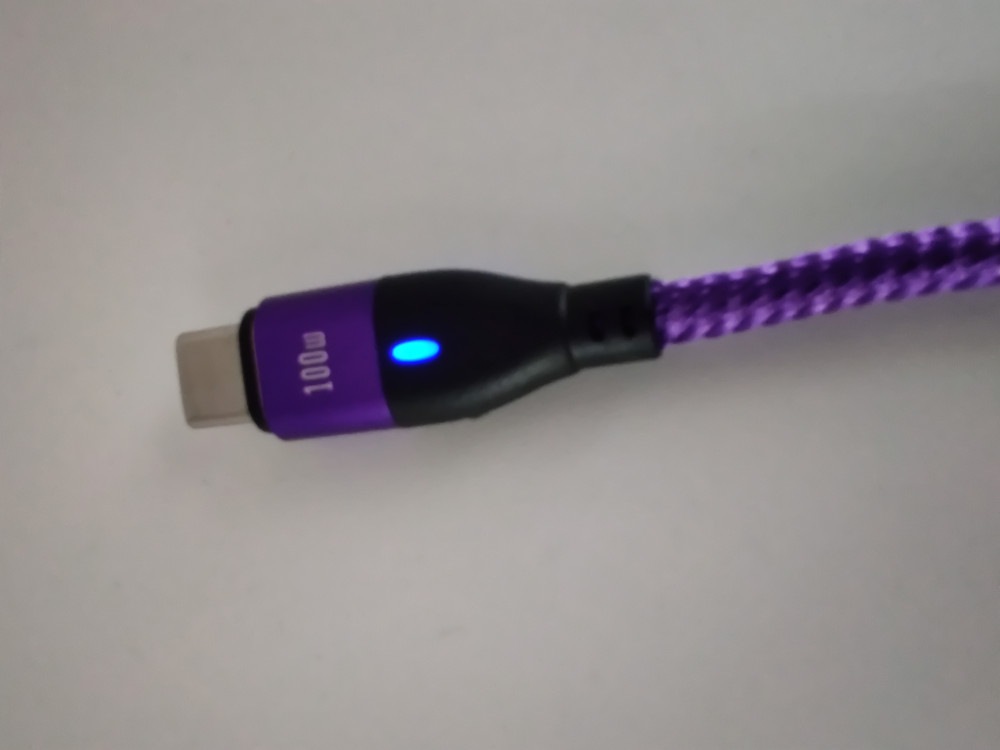 いけもっちゃケーブル バイカラーケーブル USB-A to Lightning 1m しなやか 絡まない