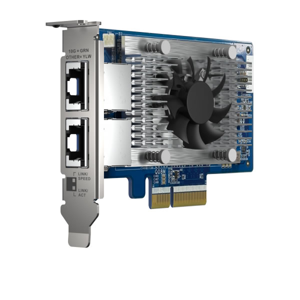 QNAP QXG-10G2T-X710 10GbE RJ-45 2ݡ ޥĥ
