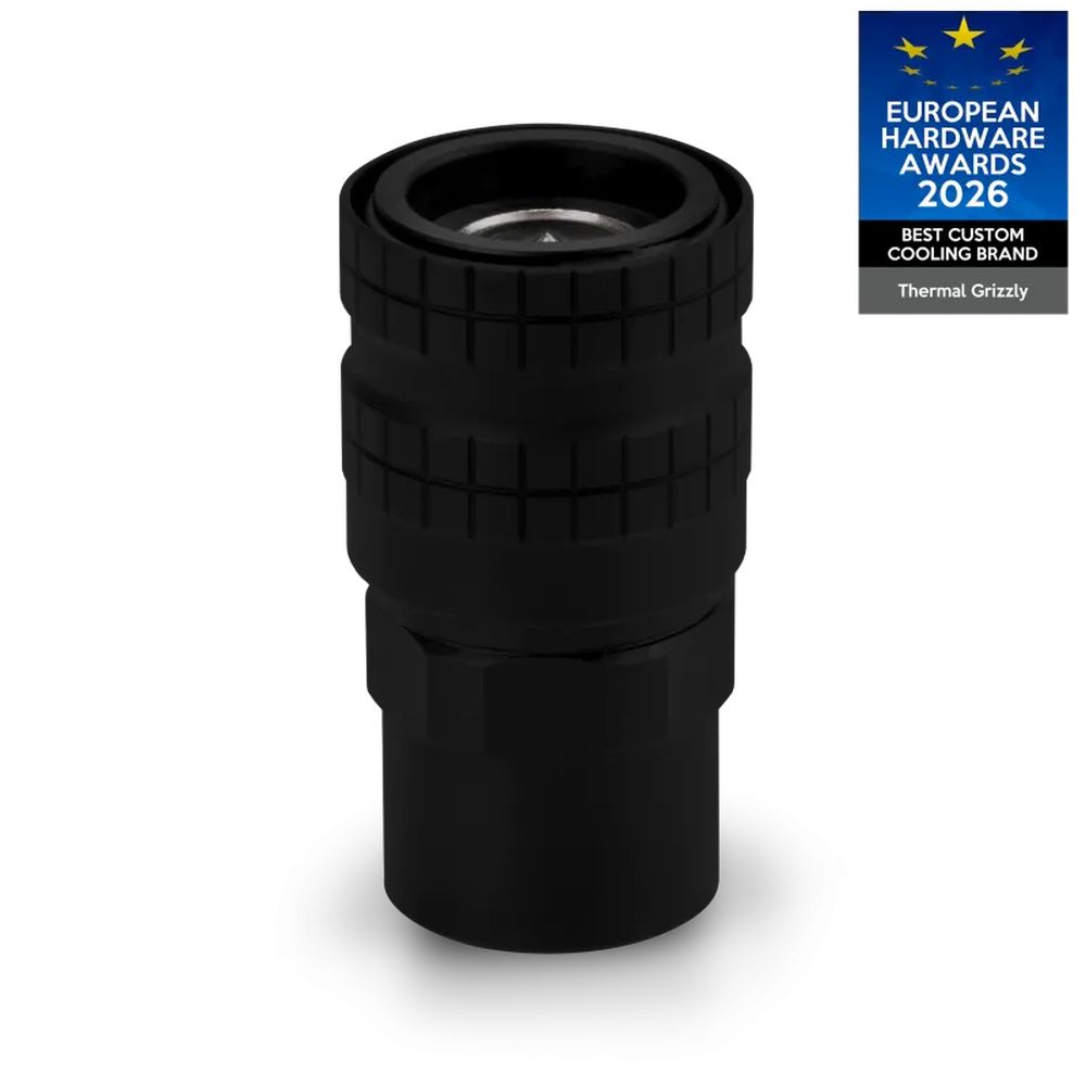 Thermal Grizzly DeltaMate Quick Disconnect Female - F Black