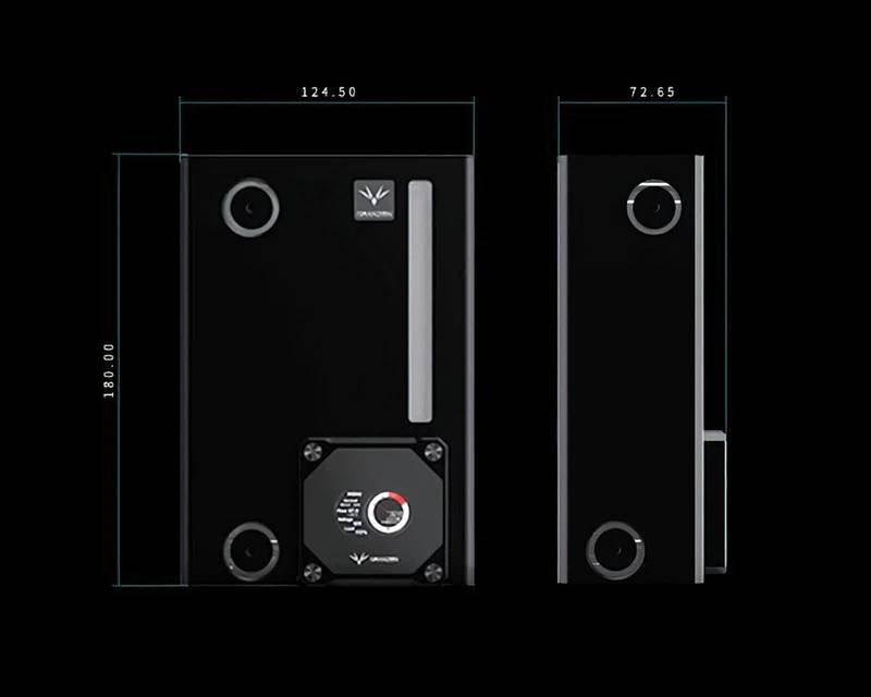 Granzon Digital Display Pump and Reservoir Combo w/ 5v Addressable RGB (RBW)