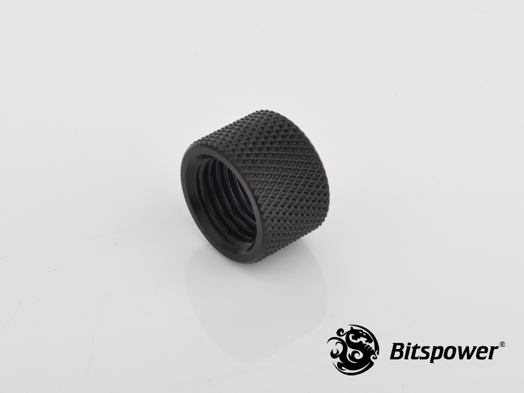 Bitspower G1/4" Matt Black Multi-Transfer Adapter