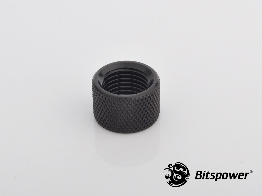 Bitspower G1/4" Matt Black Multi-Transfer Adapter
