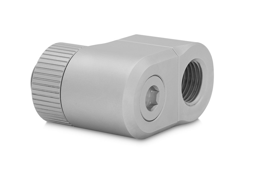 EK WaterBlocks EK-Quantum Torque Double Rotary Offset 21 - Satin Titanium