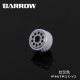BARROW 2016 New Manual automatic integrated Exhaust valve White matt silver