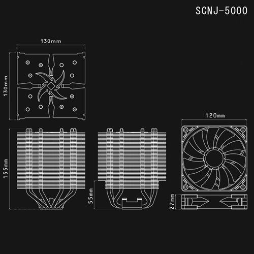 サイズ Scythe 忍者 五 Scnj 5000 Pcパーツ Cpuクーラー 他メーカー Oliospec