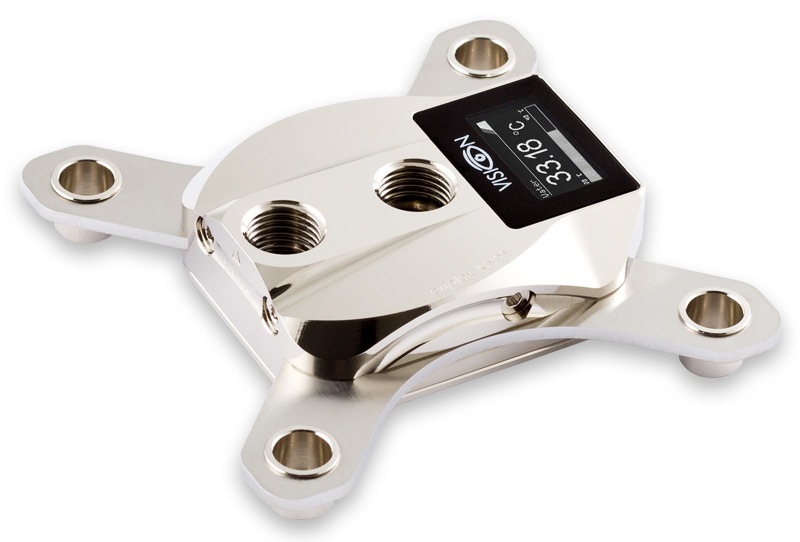 aquacomputer cuplex kryos NEXT VARIO with VISION 1851/1700, nickel/nickel