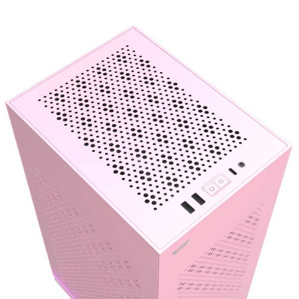 darkFlash DLH21 PINK | PCパーツ,PCケース,Mini-ITX対応ケース