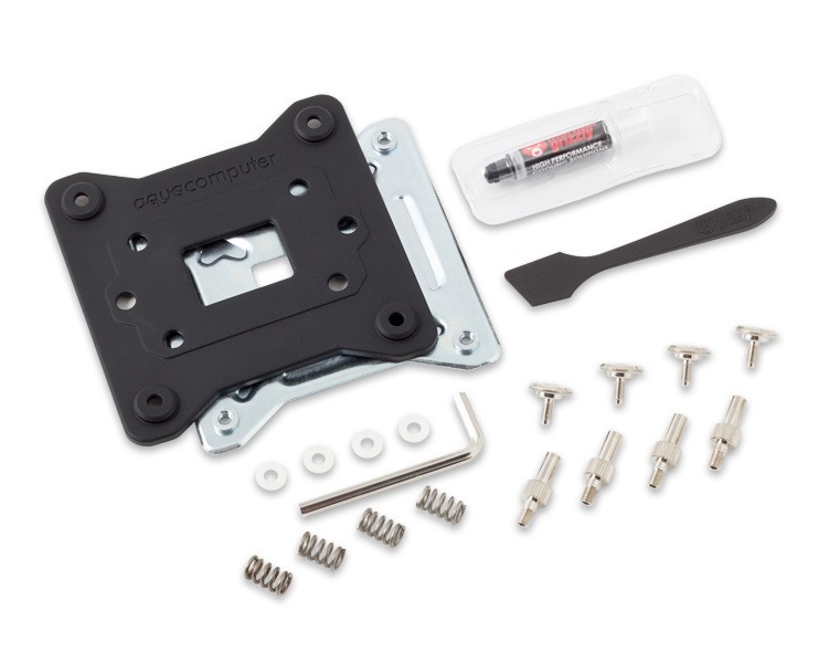 aquacomputer cuplex kryos NEXT VARIO with VISION 1700, PVD/nickel