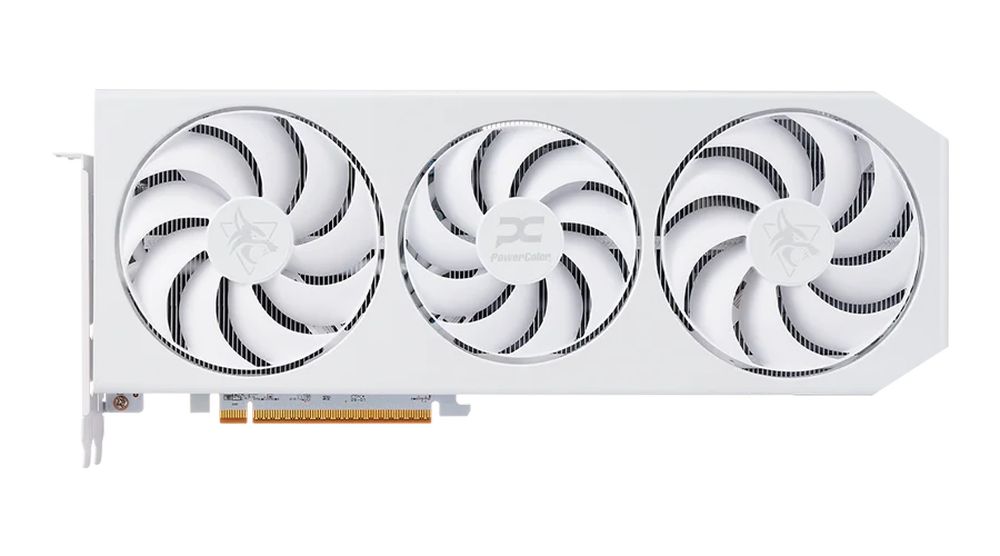 Powercolor Hellhound Spectral White AMD Radeon RX 9070 XT 16GB GDDR6