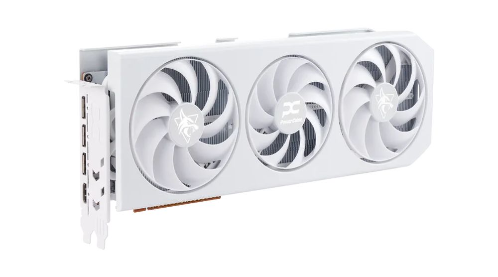 Powercolor Hellhound Spectral White AMD Radeon RX 9070 XT 16GB GDDR6