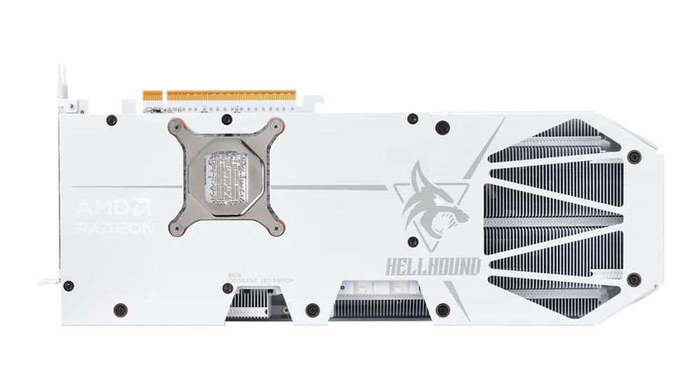 Powercolor Hellhound Spectral White AMD Radeon RX 9070 XT 16GB GDDR6