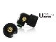 Bitspower G1/4" Matt Black Dual Rotary Angle Compression Fitting CC5 Ultimate For ID 1/2" OD 3/4" Tube
