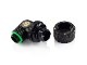 Bitspower G1/4" Matt Black Dual Rotary Angle Compression Fitting CC5 Ultimate For ID 1/2" OD 3/4" Tube
