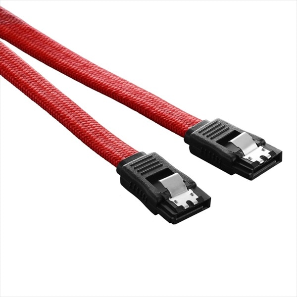 CableMod ModFlex SATA 3 Cable 60cm - RED (CM-CAB-SATA-60KR-R