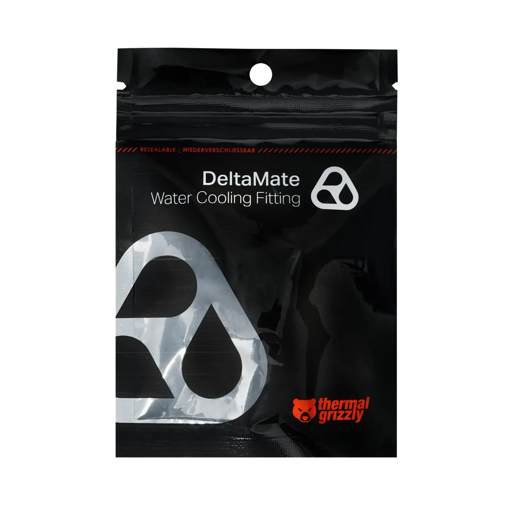 Thermal Grizzly DeltaMate Quick Disconnect Male - M Gloss Nickel