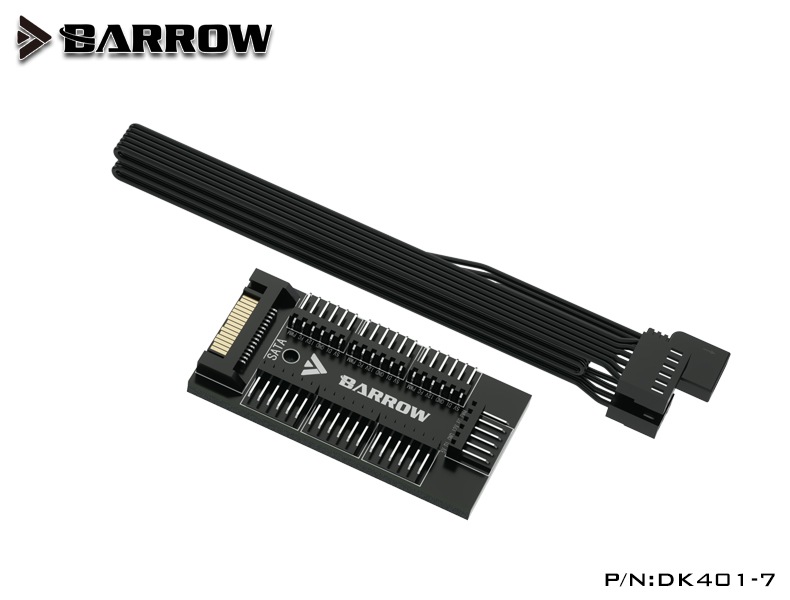 BARROW 7 ways full function RGB and fan hub network DK401-7