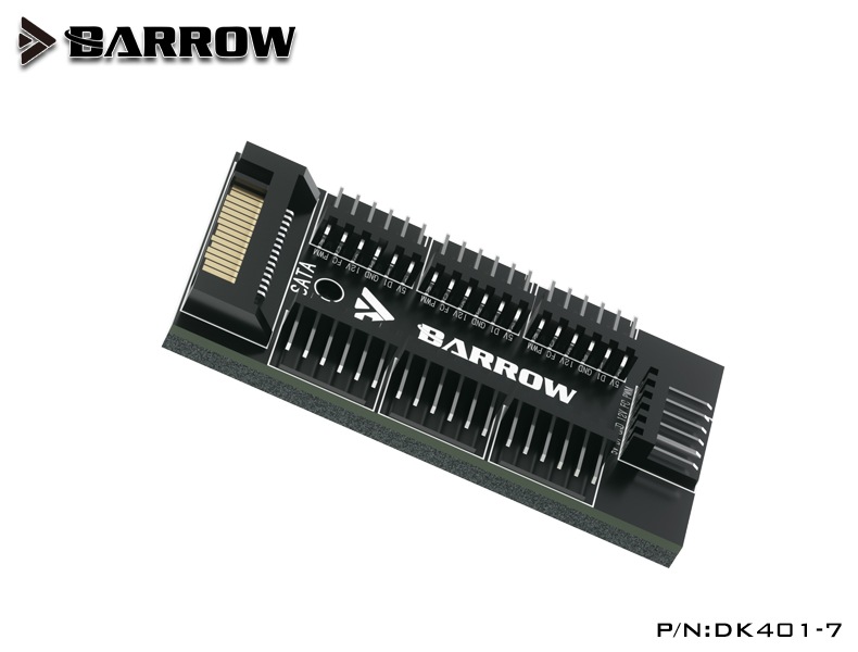 BARROW 7 ways full function RGB and fan hub network DK401-7
