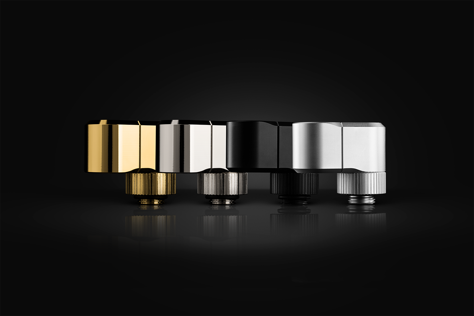 EK WaterBlocks EK-Quantum Torque Double Rotary Offset 21 - Black