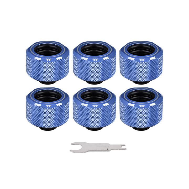 �ڼ�󤻾��ʡ�Ǽ���׳�ǧ�� Thermaltake Pacific C-Pro G1/4 PETG 16mm OD 6 Pack - Blue - (CL-W210-CU00BU-B)