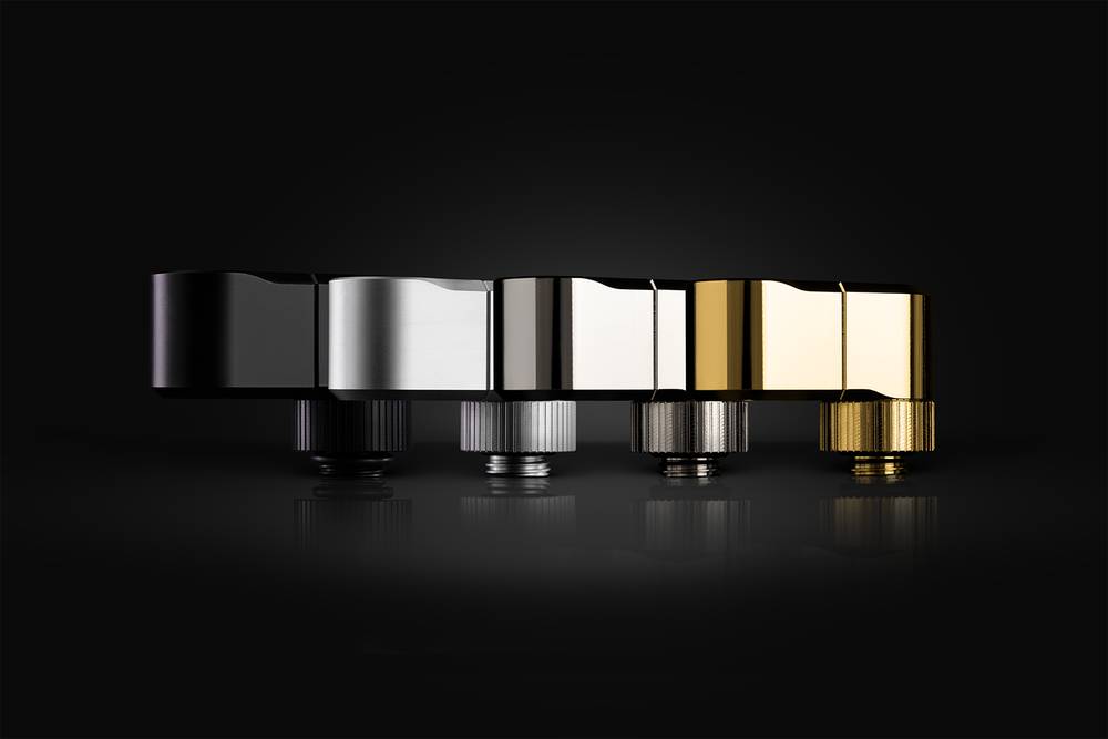 EK WaterBlocks EK-Quantum Torque Double Rotary Offset 28 - Nickel