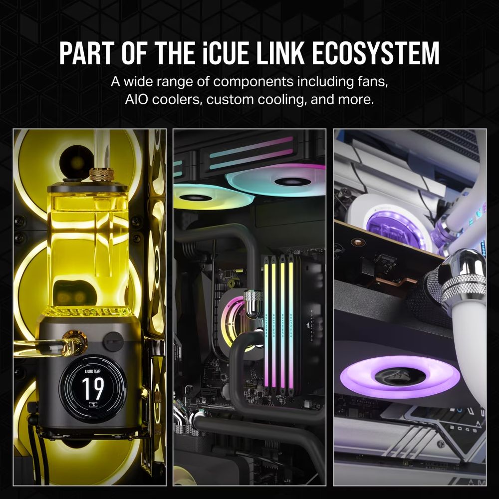 CORSAIR iCUE LINK XD5 RGB ELITE LCD Pump/Reservoir Combo - White