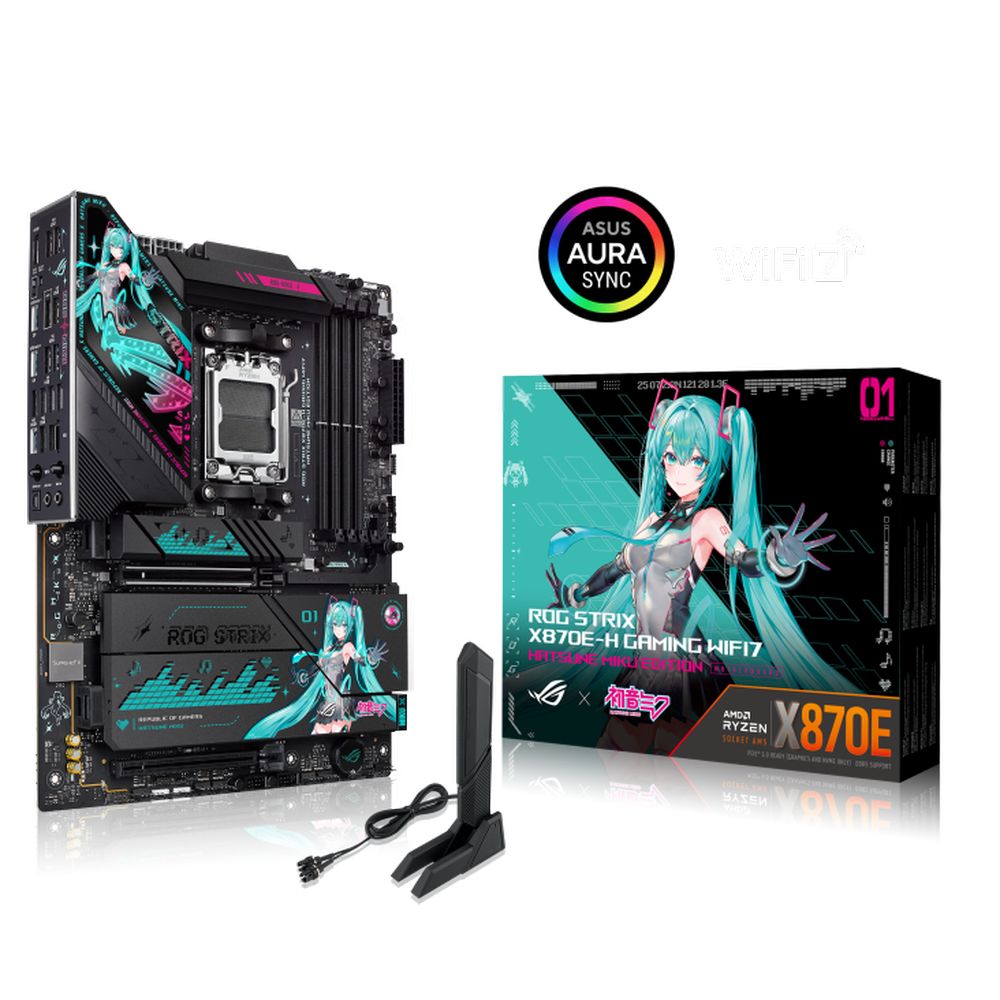 完売御礼】 ASUS ROG STRIX X870E-H GAMING WIFI7 HATSUNE MIKU