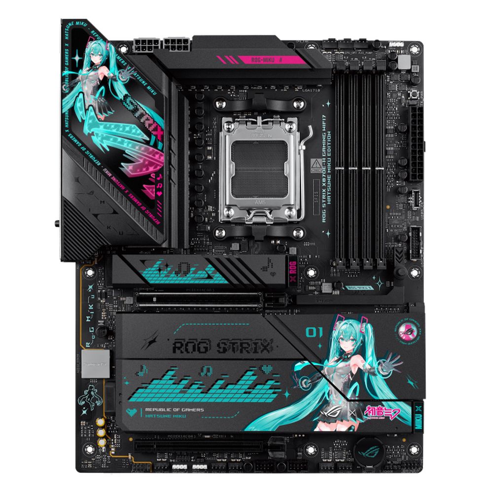 �ڴ������� ASUS ROG STRIX X870E-H GAMING WIFI7 HATSUNE MIKU EDITION