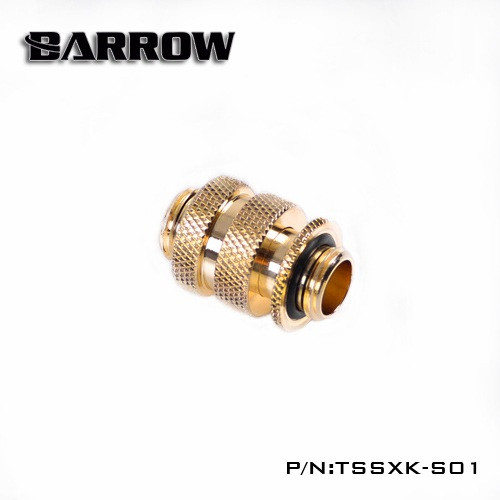 BARROW Dual G1/4" Adjustable Aqua Link Pipe (16-22MM) Gold