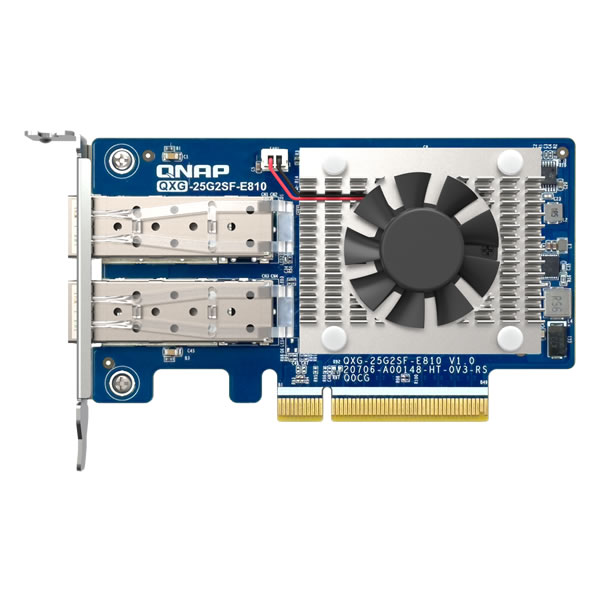 QNAP QXG-25G2SF-E810 �ǥ奢��ݡ���25GbE�ͥåȥ����ĥ������