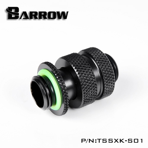 BARROW Dual G1/4" Adjustable Aqua Link Pipe (16-22MM) Black