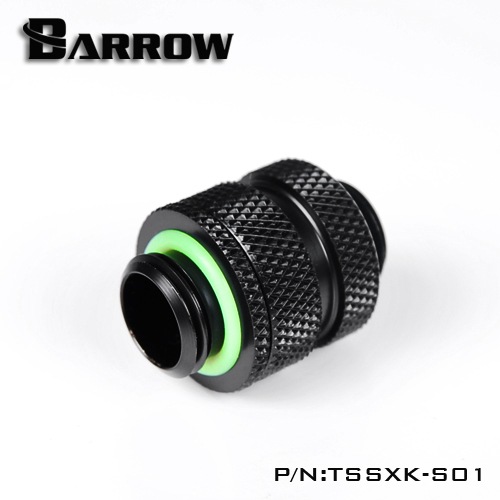 BARROW Dual G1/4" Adjustable Aqua Link Pipe (16-22MM) Black